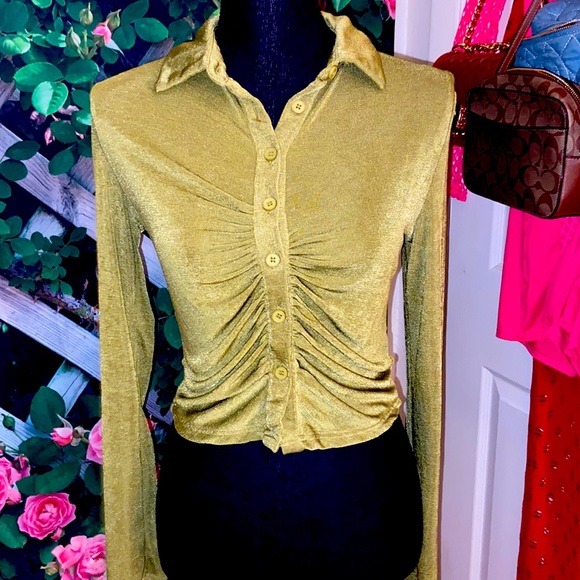 Women’s blouse green - Picture 1 of 4